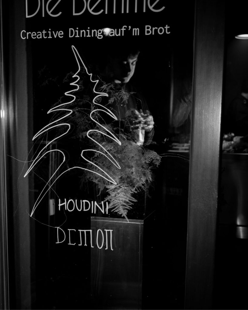 The Silvestre shoe on display at the Houdini × Demon launch, ARYS Store